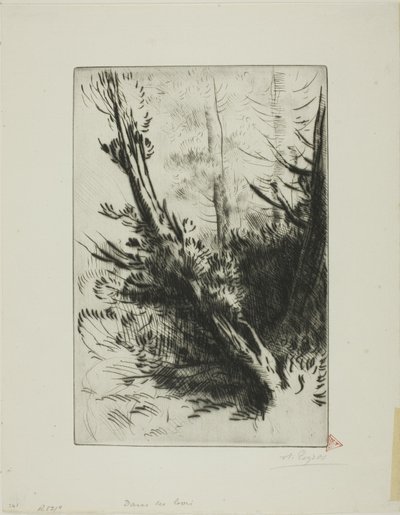 En un bosque de Alphonse Legros