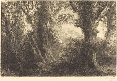 En el Bosque de Conteville de Alphonse Legros