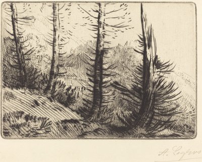 En los Pirineos de Alphonse Legros