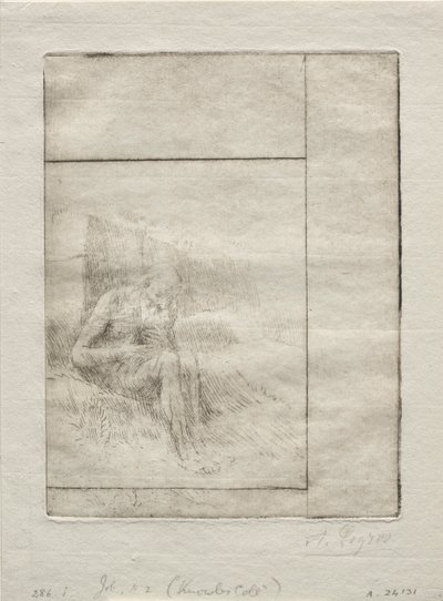 Job (Segunda Placa) de Alphonse Legros