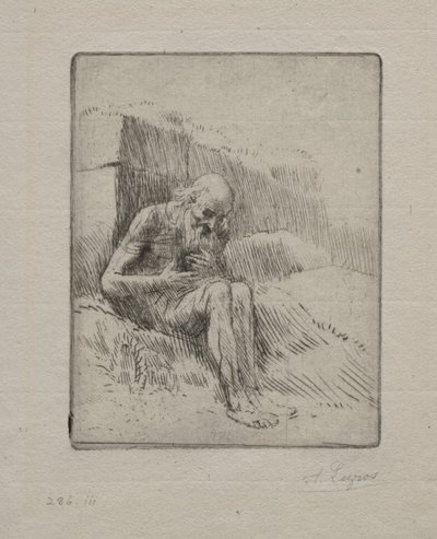 Job (Segunda Placa) de Alphonse Legros