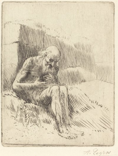 Job, 2ª placa de Alphonse Legros