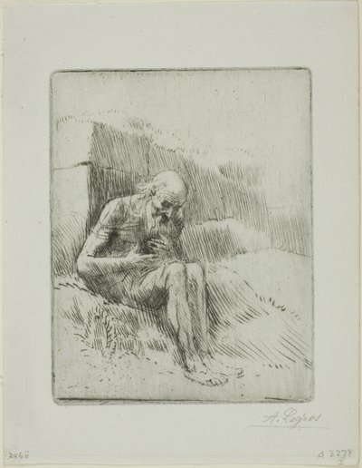 Job, segunda placa de Alphonse Legros