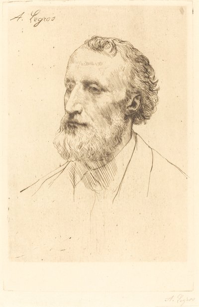 Jules Dalou, 1ª placa de Alphonse Legros