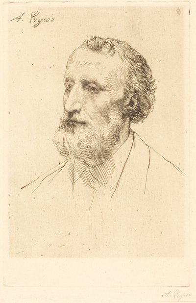 Jules Dalou, 1.ª lámina de Alphonse Legros
