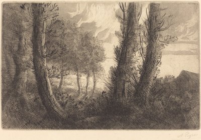 Paisaje de Alphonse Legros