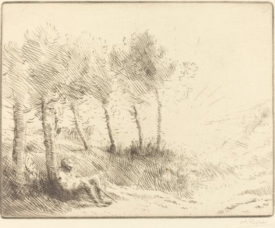 Paisaje de Alphonse Legros