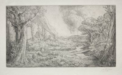 Paisaje de Alphonse Legros