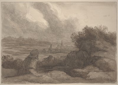 Paisaje de Alphonse Legros