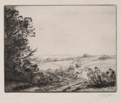 Paisaje de Alphonse Legros