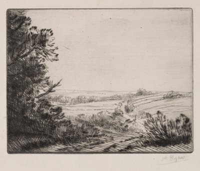 Paisaje de Alphonse Legros