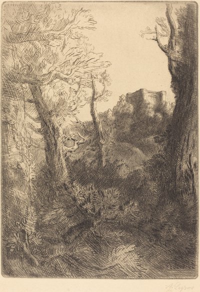 Paisaje de Alphonse Legros