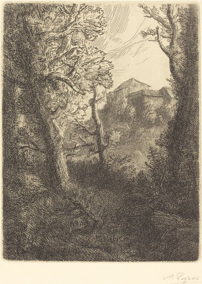 Paisaje de Alphonse Legros