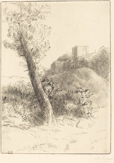 Paisaje de Alphonse Legros