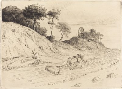 Paisaje con Rodillo de Alphonse Legros