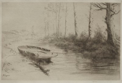 El canal: Efecto de la mañana de Alphonse Legros