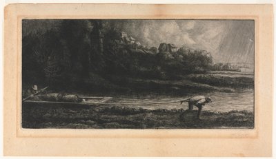El Paisaje con el Barco de Alphonse Legros