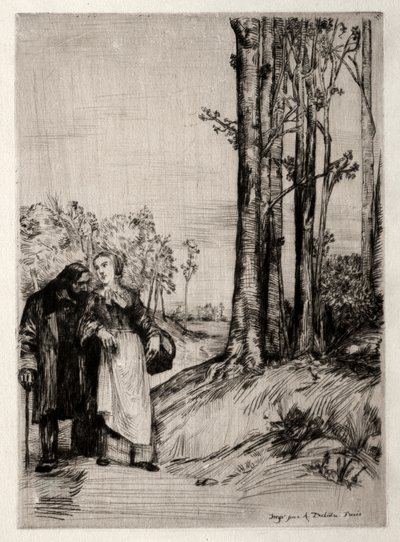El paseo del convaleciente de Alphonse Legros