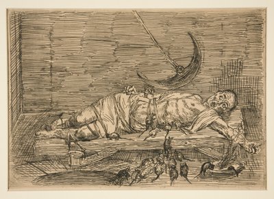 Le Puits et le Pendule, No 1 (El pozo y el péndulo, No. 1) de Alphonse Legros