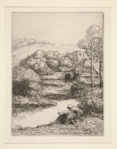 Lavadero o lavanderas de Alphonse Legros