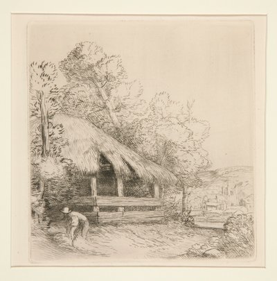 Le petit hangar (El pequeño cobertizo) de Alphonse Legros