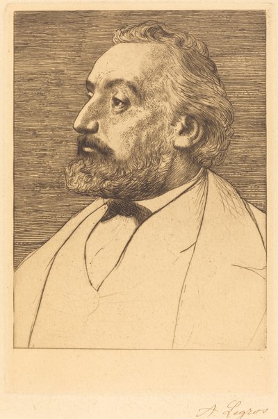 Léon Gambetta, 2ª placa de Alphonse Legros