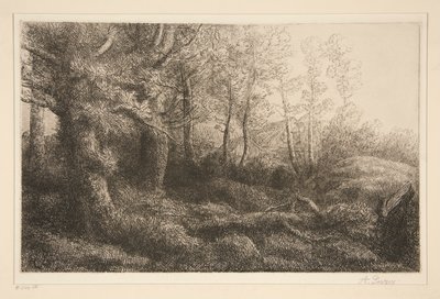 borde del bosque de Alphonse Legros