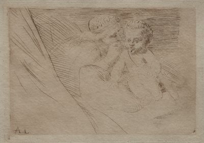 Mab y Cupido de Alphonse Legros