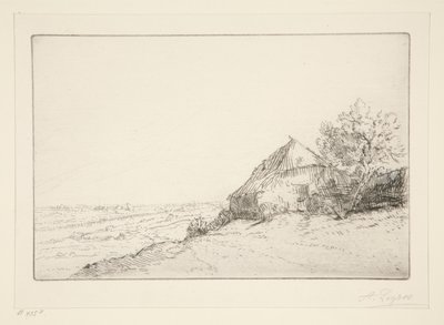 Cabaña en la colina de Alphonse Legros