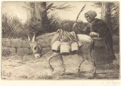 Lechera de Boulogne, 3ra placa de Alphonse Legros