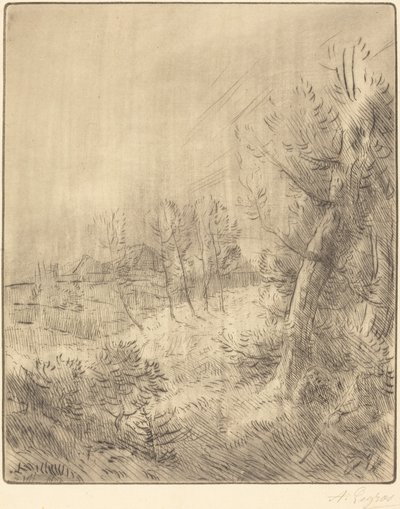 Pueblo viejo (Ville vieille) de Alphonse Legros