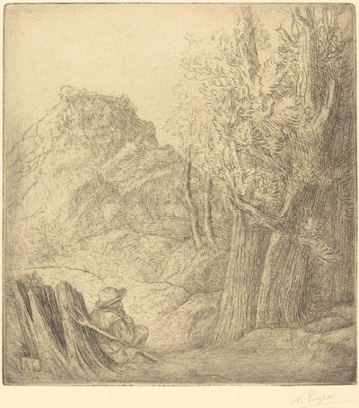 Viejo pueblo Ville vieille de Alphonse Legros