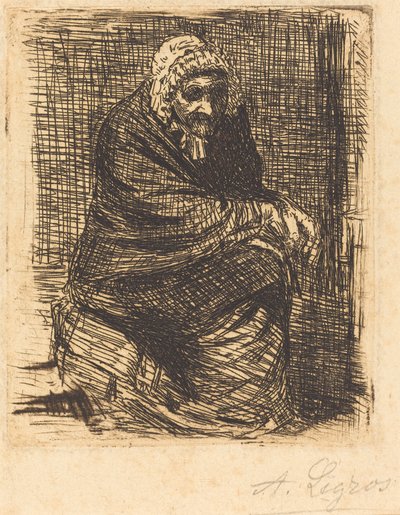 Anciana sentada de Alphonse Legros