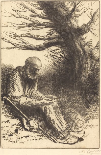 Viejo hombre, viejo árbol de Alphonse Legros