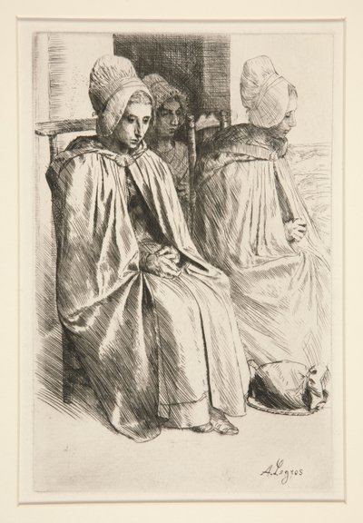 Mujeres Campesinas en el Barrio de Boulogne de Alphonse Legros