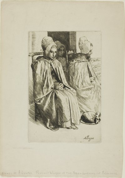 Campesinas de Boulogne de Alphonse Legros