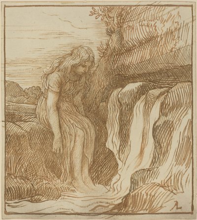 Campesino en la Fuente de Alphonse Legros