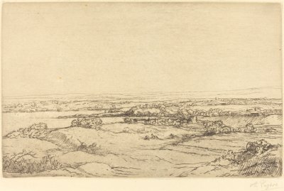 Llanura cerca de un lago de Alphonse Legros