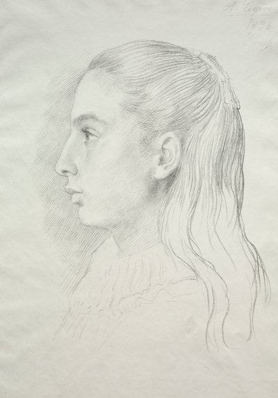 Retrato de la Srta. Nora E. Legros de Alphonse Legros