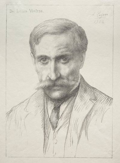 Retrato del Dr. Louis Vintras de Alphonse Legros