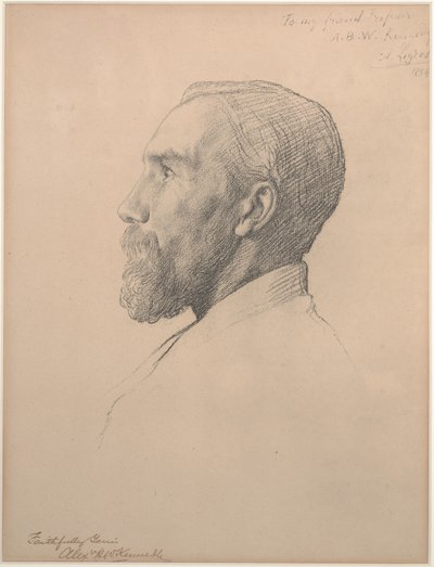 Retrato del Profesor Alexander Kennedy de Alphonse Legros