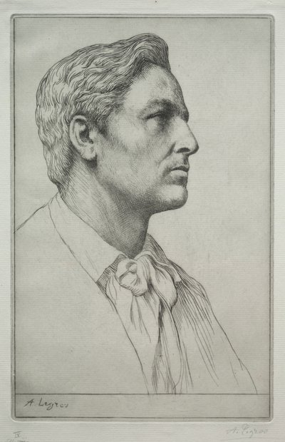 Retrato de Sir Charles Holroyd de Alphonse Legros