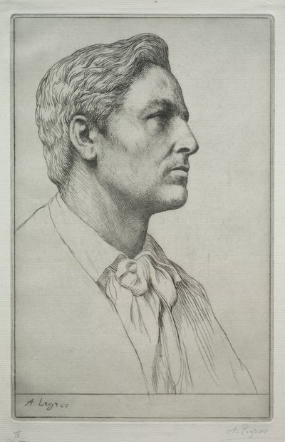 Retrato de Sir Charles Holroyd de Alphonse Legros