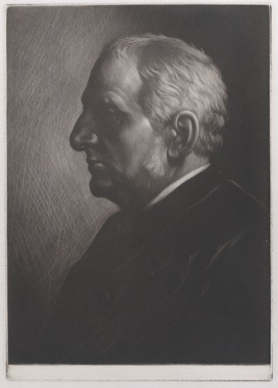 Retrato de Sir Francis Seymour Haden, 1881 de Alphonse Legros