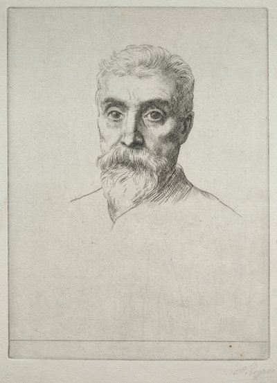 Retrato de Sir Hiram S. Maxim de Alphonse Legros