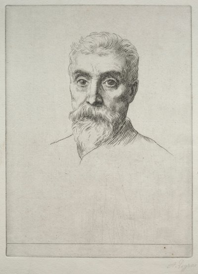 Retrato de Sir Hiram S. Maxim de Alphonse Legros