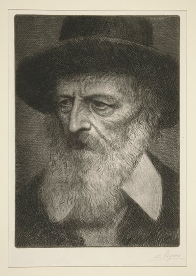 Retrato de Tennyson de Alphonse Legros