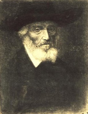 Retrato de Thomas Carlyle de Alphonse Legros