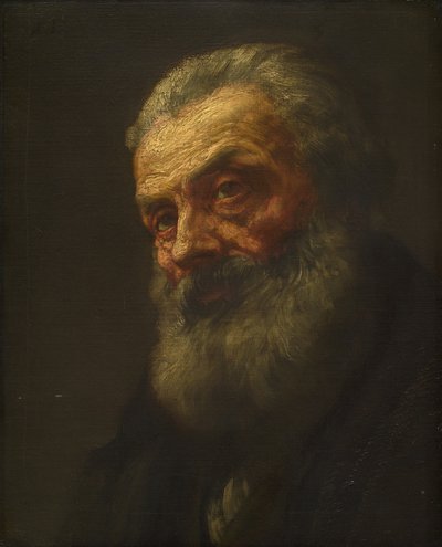 Retrato de un anciano de Alphonse Legros