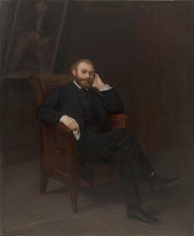 Retrato del artista Édouard Manet 1832-1883, 1863 de Alphonse Legros
